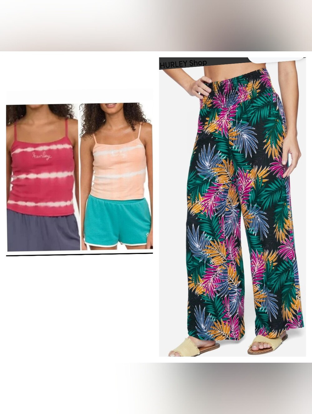 Nwt Hurley Tank And Pant Bundle XS